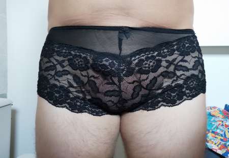 Vend culotte dentelle portée — photo 3
