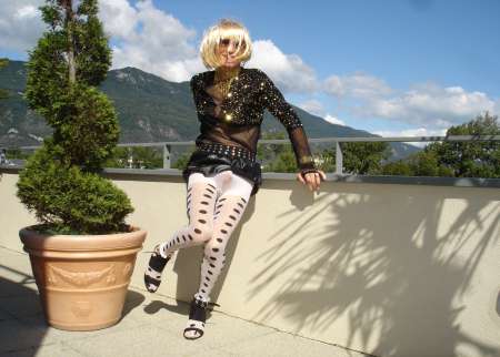 Travesti en collants pour idem ou hommes efféminés — photo 5