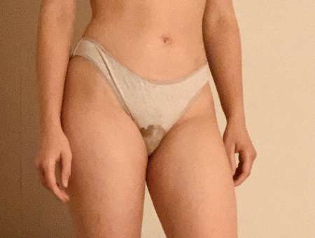 Sous vêtements d'une jeune étudiante