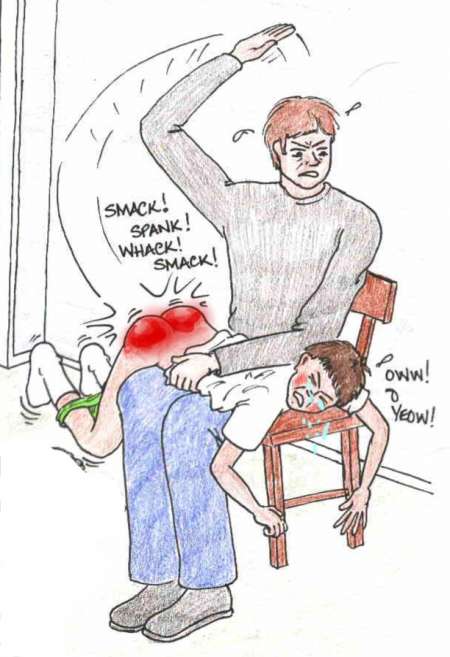  Fessées reçue et donnée à l'ancienne