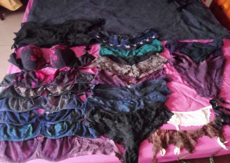 Lingerie féminine déjà portée