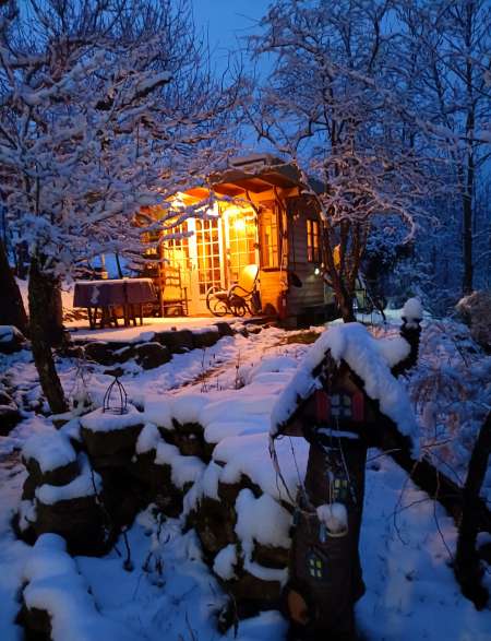 Sauna et massage dans la forêt — photo 5