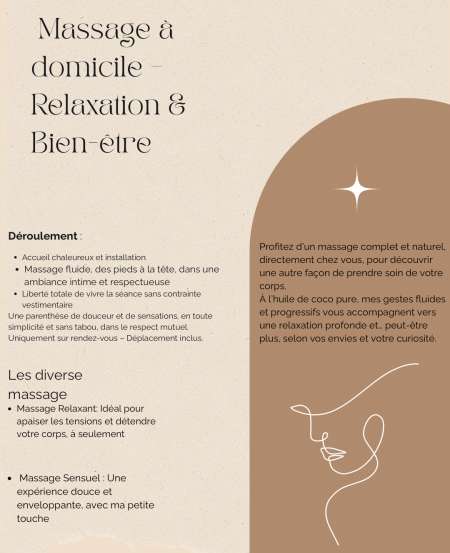 Massage à domicile relaxation et bien être — photo 2