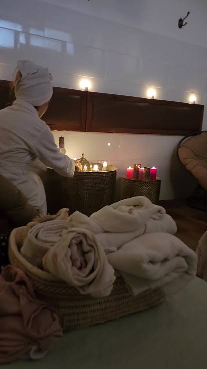 Esthéticienne. Massages