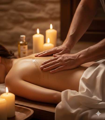 Détente sensuelle -Homme , femme