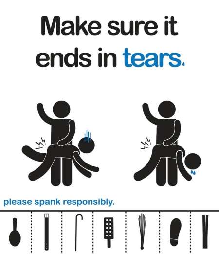 je mérite encore de recevoir la fessée sévère.